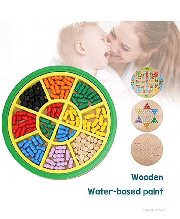 Sudoku Puzzle Board Game Kids Toy 5 in 1 Wooden Sudoku Board Game for Activate The Brain for Cultivate Children's Logical Thinking