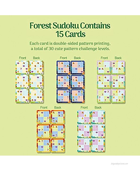 TOOKYLAND Sudoku Puzzle Game Kids Magnetic Sudoku Game 4 x 4 Farm Sudoku for Toddler Educational Toys Logic Games for Kids with Portable Tin Box Age 3+