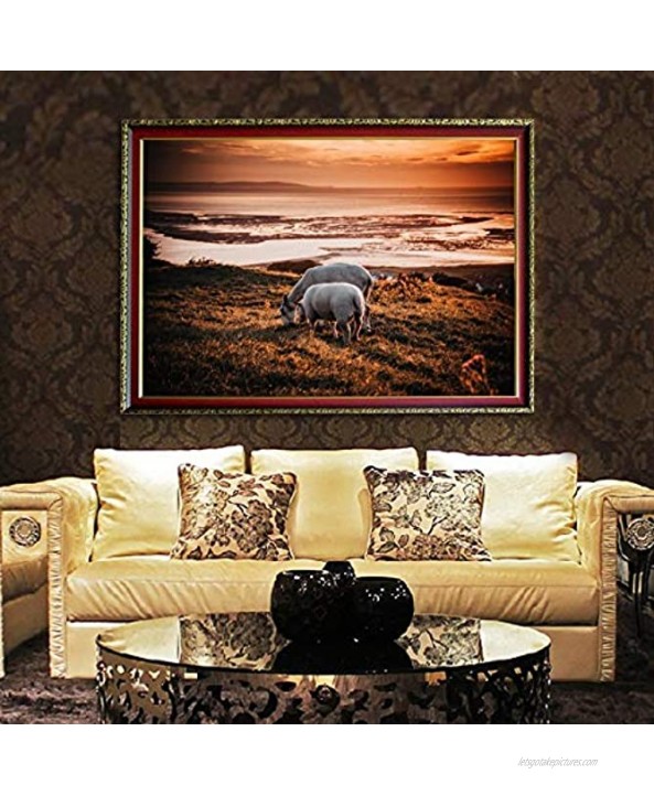 Wooden Jigsaw Puzzles Animal Sheep Creative Adults Child Educational Games Puzzle 500 1000 1500 2000 3000 4000 5000 6000 Pieces 1221 Color : No partition Size : 1500 Pieces