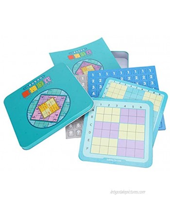 Wooden Sudoku Board Strong Adsorption Force Magnetic Sudoku Soft Magnetic Material Medium In Size for Boys Home Kindergarten Girls