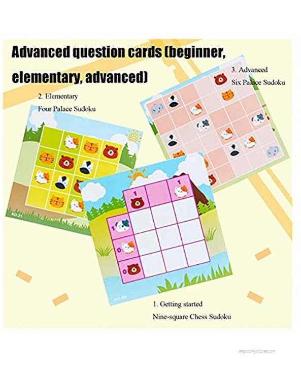 Z-Color Children’s Advanced Entry Sudoku Game Children’s Logical Thinking Training Puzzle and Concentration Intelligence Toys