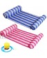 2Pack Swimming Pool Float Hammock with 2 Waterproof Phone Case and Inflator Pump,Multi-Purpose 4 in 1 Pool Hammock FloatsSaddle,Lounge Chair,Hammock,Drifter,Water Hammock Pool Floats for Adults