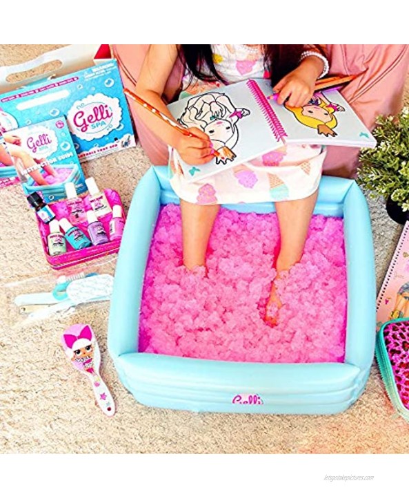 Gelli Spa from Zimpli Kids 5 Use Pack Children's Pamper Party Treat Manicure and Pedicure Set for Teens Sensory Play Toy for Girls and Boys Ideal Birthday Gift Present Toys