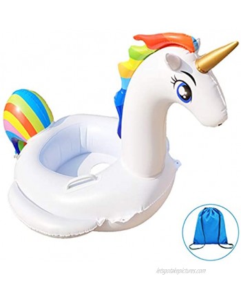 huaanlongus Baby Pool Float,Unicorn Inflatable Swimming Pool Floating Toddler Water Toys Fun for 3 4 5 6 Year Old Boy Girl,Kids Outdoor Party FloatsToy Large