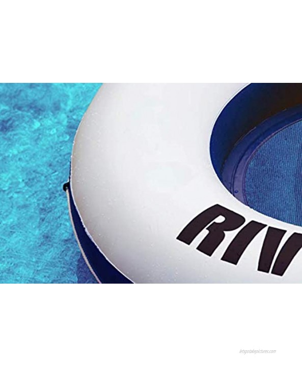 Intex River Run II Inflatable 2 Person Pool Tube Float + 2 Single Water Rafts