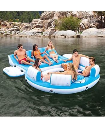 Intex Splash 'N Chill Inflatable Relaxation Island 145"X125"X20"