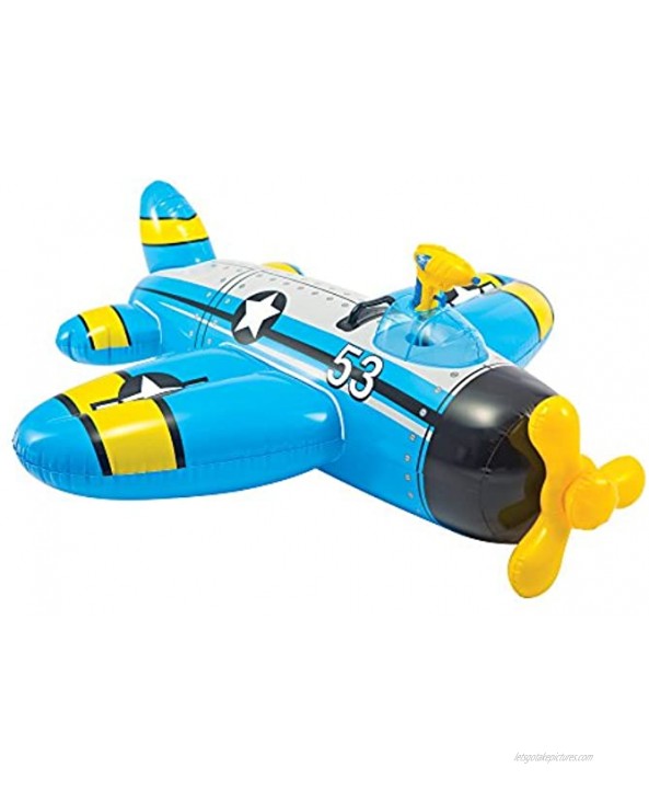 Intex Water Gun Plane Ride-On 52 x 51 for Ages 3+ 1 Pack Colors May Vary