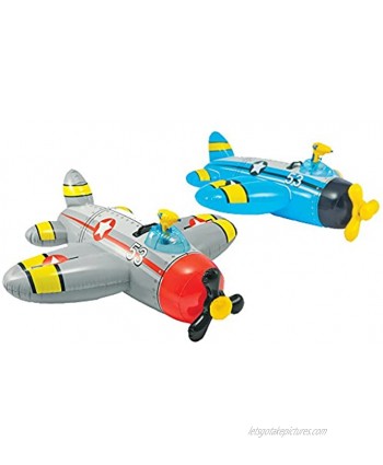 Intex Water Gun Plane Ride-On 52" x 51" for Ages 3+ 1 Pack Colors May Vary