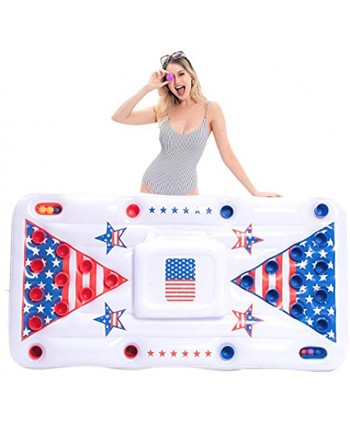 JOYIN Summer Games Inflatable Float 6x3 Ft for Summer Party Pool Float Cooler Pool Party Lounge Raft Inflatable Party Fun Games