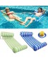 RACPNEL Pool Float Inflatable Water Hammock for Adults 2-Pack  Multi-Purpose Portable Swimming Pool Lounge Chair Comfortable Floating Lounger Pool Raft Water Floaties Blue&Green