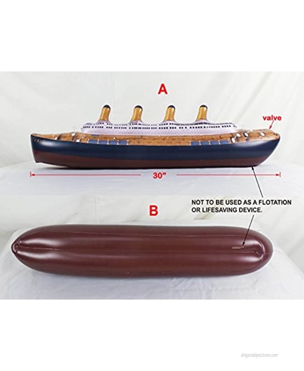Universal Specialties Giant Titanic Inflatable Pool Toy