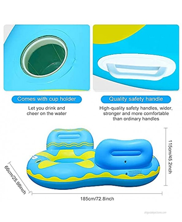 X XBEN Swimming Pool Floats for Adults Large Inflatable Pool Rafts Chair Float Multi-Purpose Floating Lounge Chair Portable Water Hammock Floaties with Mesh Bottom for Adults,Kids