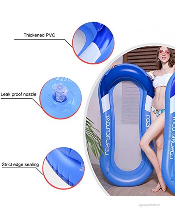 Youngnet Summer Outdoor Inflatable Beach Swimming Pool Float Water Lounger,Portable Inflatable Recliner,Comfortable Floating Bed & Floating Chair,Water Sofa Pool Raft for Adult
