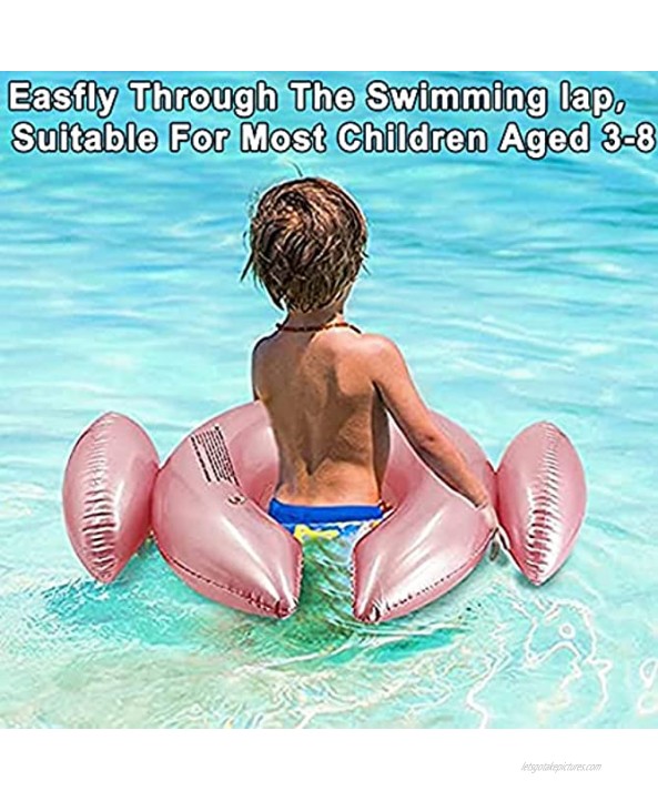 iGeeKid Flamingo Pool Floats for Toddler Kids Swim Rings Inflatable Pool Party Toys Boys Girls Summer Swimming Pool Raft Lounge Beach Water Toys Party Supplies for Kids Age of 3-8 Years