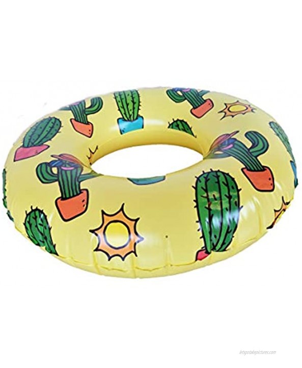 Inflatable 32 Cactus Pool Tube Float for Children Swimming Ring for Adults Summer Funny Pool Party Toys for Teens