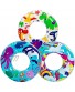 JOYIN 3 Pack 26" Pool Floats Dinosaur Ocean Unicorn Pool Swimming Rings Rings for Kids Inflatable Tubes Summer Fun Party Outdoor Party Supplies Floats Toys Swimming Pool Summer Beach
