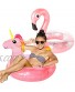 Parentswell Inflatable Flamingo&Unicorn Pool Floats Swim Tube Rings 2 Pack Inflatable Floaties Pool Tubes 46" Swimming Rings Fun Beach Summer Party Decoration Pool Lounge Toys for Kids & Adults