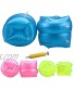 PVC Swimming Arm Floaties Inflatable Swim Arm Bands Water Wings Floater Sleeves Swimming Rings Tube Armlets for Kids Toddlers Adults Blue Pink Green