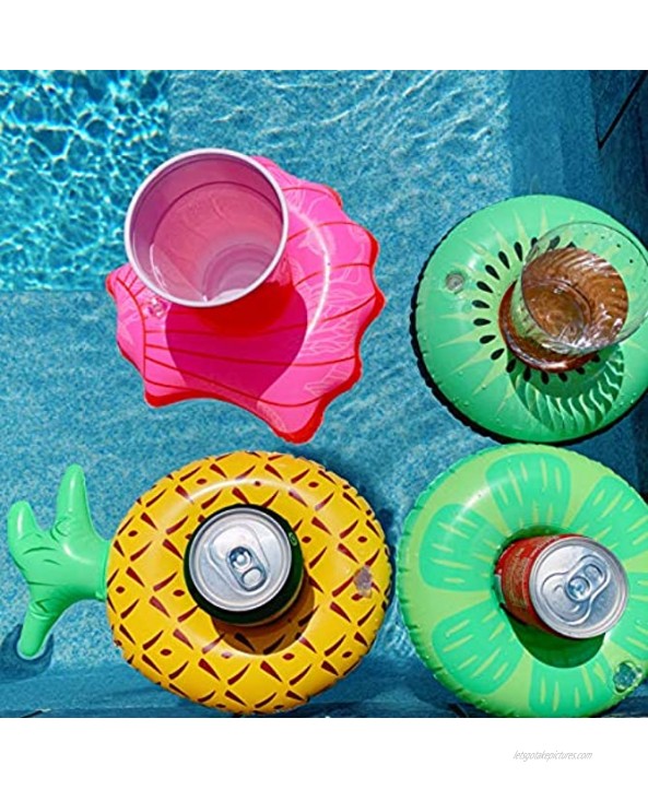 s&g Inflatable Drink Holder 8 Pack Cup Holder for Pool and Summer Parties and Gatherings