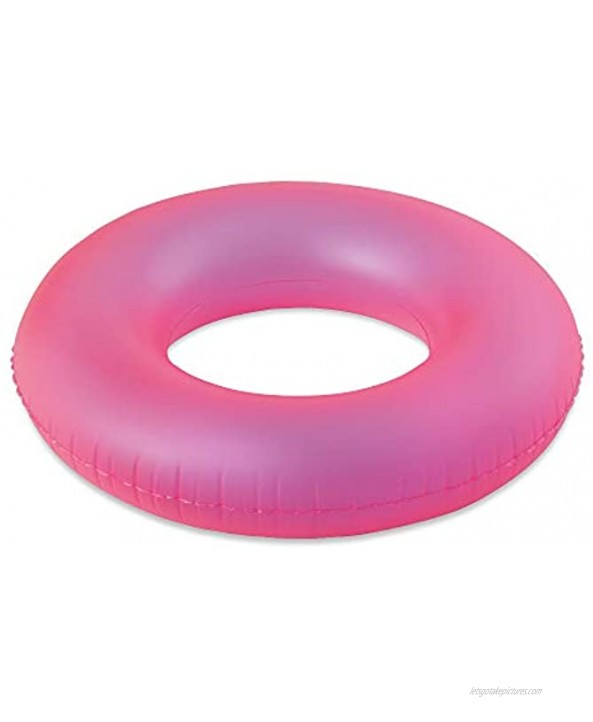 Summer Waves 36 Neon Swim Tube Pink