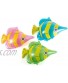 Fun Central 12 Pack 14 Inch Inflatable Tropical Fish in Bulk Pool Party Supplies for Kids Assorted Colors