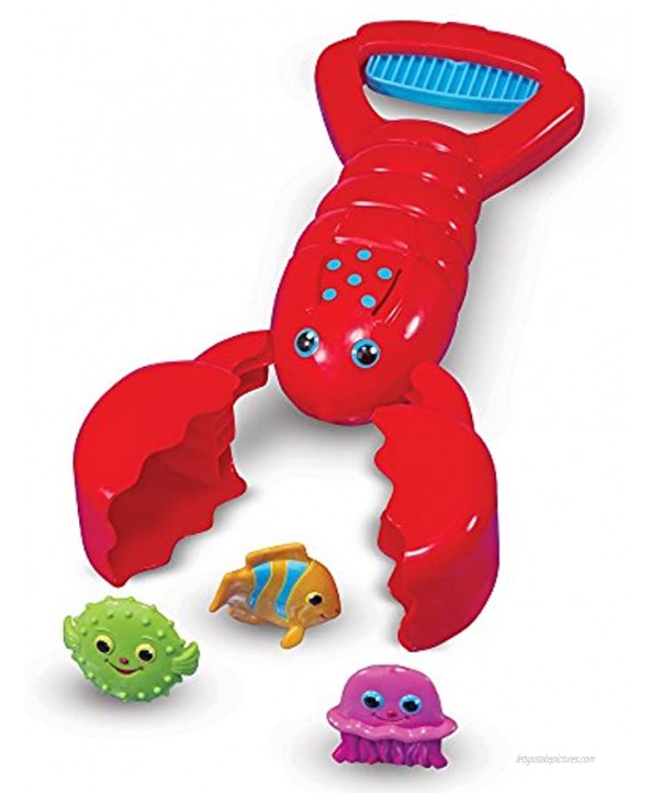 Melissa & Doug Sunny Patch Louie Lobster Claw Catcher Grab-and-Squeeze Pool Toy