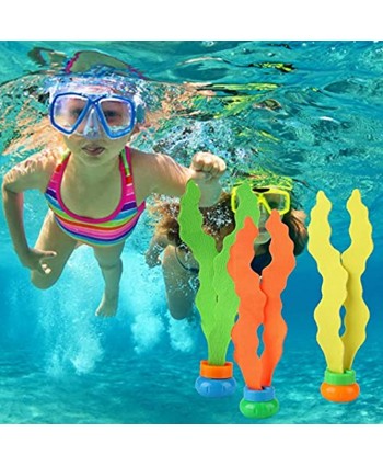 Underwater Swim Dive Games Sinking Seaweed Bandits Diving Rings Durable Swimming Diving Seaweed Toys for Diving Training Toy