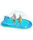 Ankuka Inflatable Sprinkler Pool Family Swimming Kiddie Pool Outdoor Backyard Water Play Splash Pad Wading Pool Summer Fun Toys for Kids Children DogsLarge:67 inch 43 inch
