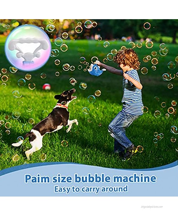 Bubble Machine Fish Bubble Blower 1000+ Bubbles Per Minute Automatic Bubble Machine for Kids Toddlers Boys Girls Indoor Outdoor Toys Cute Bubble Maker