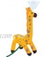 Bundaloo Inflatable Giraffe Sprinkler 3-Feet Tall Blow Up Animal Yard Toy Sprays Water from The Top Connects to All Garden Hoses Includes 4 Lawn Stakes Party Games & Gifts for Kids Ages 3+