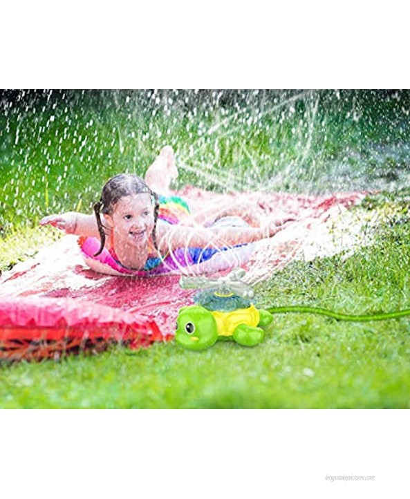 KMUYSL Sprinkler for Kids and Toddler Turtle Sprinklers for Yard Kid Outdoor Water Toys Gifts for 3 4 5 6 7 8 Year Old Boy Girl Backyard Splash Water Play Outside Summer Activities