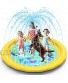 Splash Pad 68" Kids Splash Pad Dogs Toddlers Splash Play Mat Kiddie Baby Shallow Pool Non Slip Summer Outdoor Water Play Sprinklers Easy to Use Clean