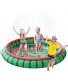 SUSENGO Splash Pad Sprinkler Mat for Kids Large Size 74.8" Splash Pad Pool for Child Toddlers Summer Outdoors Water Toys Inflatable Water Toys Watermelon