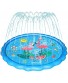 WOWGO Splash Pad for Kids Upgraded 68" Children's Sprinkler Play Mat Summer Outdoor Water Pool Toys Wading Pool for Toddlers Baby Outside Water Play Mat for 3-12 Years Old Children Boys Girls