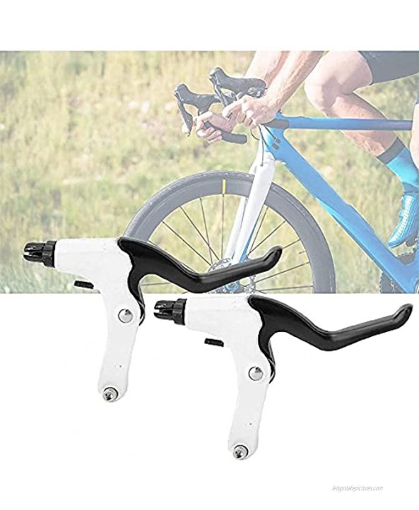 Aluminum Alloy Brakes Lever Grip Handle Bar 1 Pair Clutch Levers ，Universal Durable Cycling Parts for Road Mountain Bike Color : Black