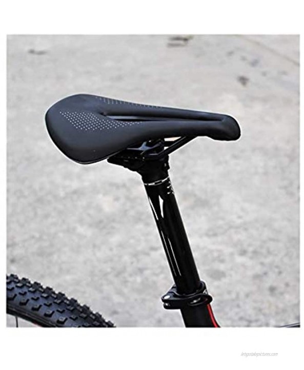 CHXW Bicycle Mountain Road Bike Saddles MTB Racing Breathable Soft Seat Cushion Color : White