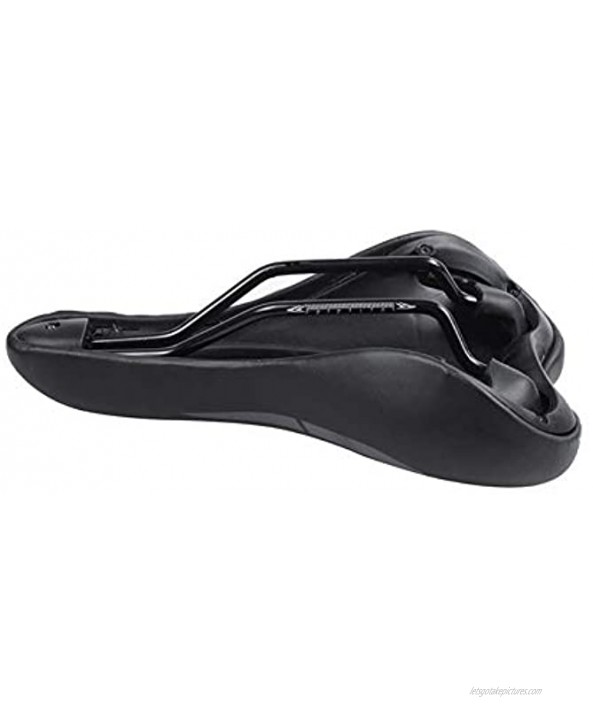 CHXW Comfortable Bicycle Saddle Seat Black Color : Black