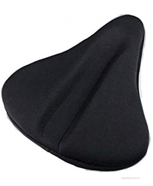 CHXW Exercise Bike Seat Gel Cushion Cover Parts for Large Wide Bicycle Saddle Pad Bike Accessories Parts
