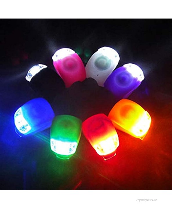 grocery store Heyingying525135 Bicycle Lights Silicone Lamp Holders Front and Rear Bicycle Lights Waterproof Bicycle Accessories Carry Color : White White Light