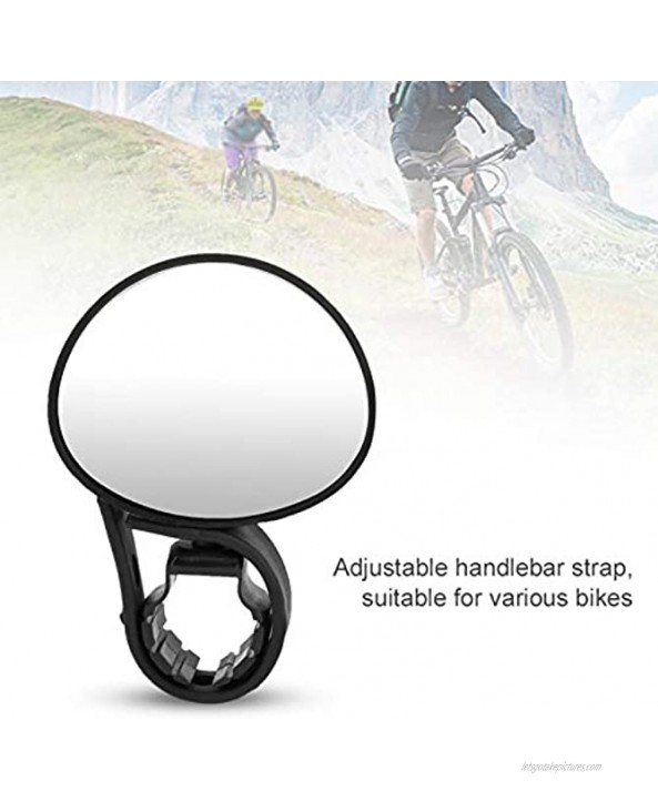 SHYEKYO Bike Back View Mirror Bicycle Handlebar Rearview Mirror Sturdy and Durable Shatterproof Treatment for Mountain Road Bikes,for Bicycle