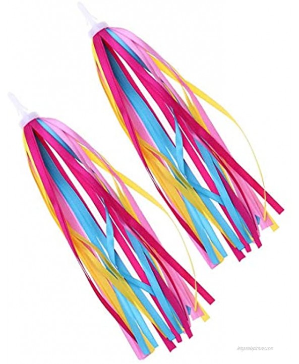 syiniix Colorful Tassel Ribbons for Kid’s Bicycle Bike or Scooter Handlebar Streamers,1 Pair.