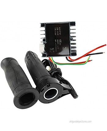 Tomantery Brushed Controller Sensitive Control Provide Steady Speed Avoid Thermal Overloading Lightweight Electric Bike Brushed Controller for Tricycle Etc