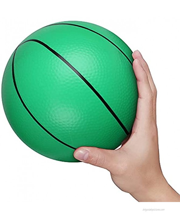 8 inch Rubber Basketballs Beach Ball Small Bouncy Balls Toddlers Replacement Basketball