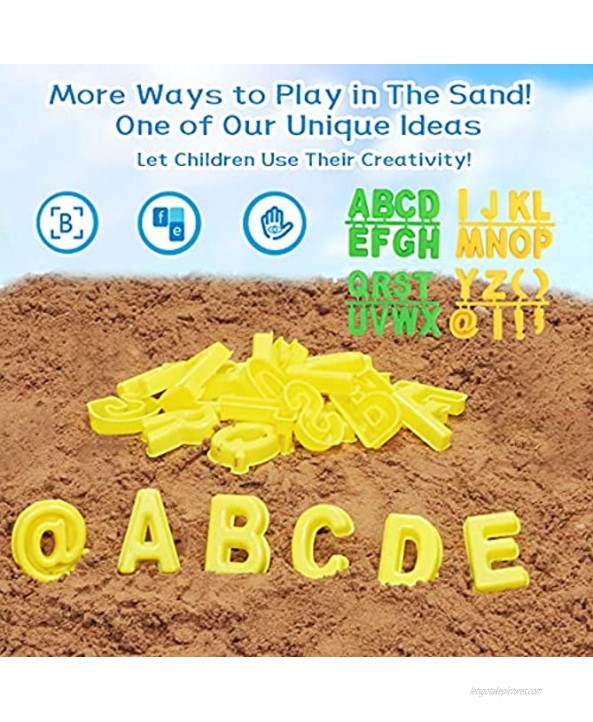 85pcs Beach Sand Toys for Kids 3-10 ,Kids Sand Toys for Toddlers Sand Castle Kit Includes 8 Huge Sand Castle Toys Large Beach Bags Beach Bucket Beach Shovel Tool Kit Sand Sifter 13 Animal Molds