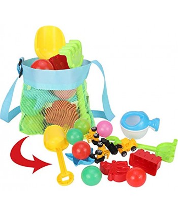9 Pieces Shell Bags for Kids Colorful Mesh Seashell Bags Mesh Beach Bags Mesh Bag Storage Bag With Adjustable Strap for Treasure Shell Toy Storage 9 Colors