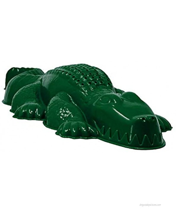 Back Bay Play Beach Toys 17.5 Gigantic Alligator Snow & Sand Molds for Kids Sand Castle Toys for Beach – Bath Toys for Toddlers 2 Years and Up – Made in USA Dark Green