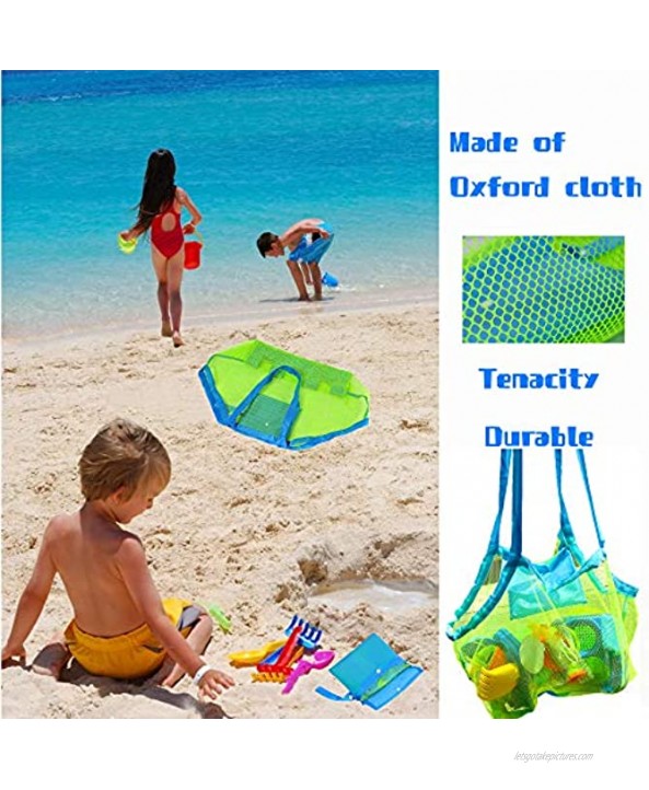 jxcmhg Mesh Beach Bag Extra Large Beach Bags and Totes,Shell Bag Tote,Backpack Toys,Towels Sand Away for Holding Beach Toys Children’ Toys Market Grocery Picnic Tote