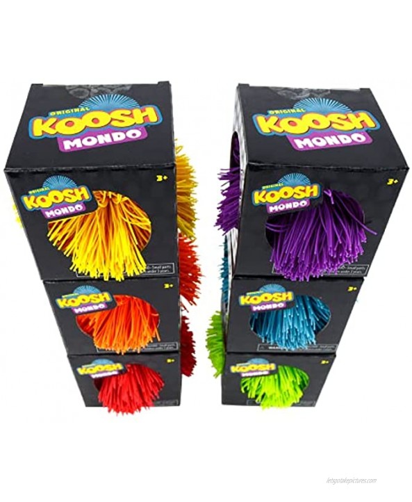 Koosh Mondo -- Easy to Catch Hard to Put Down -- Bigger Classic Ball -- Ages 3+