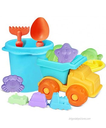 Mummed Beach Toys Sand Toys for Toddlers Durable and Soft Safety Plastic Baby Beach Toys Sand Castle Building Kit for Kids and Toddlers Baby Beach Toys