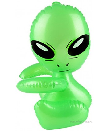 Rhode Island Novelty 12.5" Green Inflatable Martian Baby Alien Prop Toy Decoration